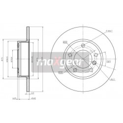 FÉKTÁRCSA. BMW ELSŐ E36 90- 986478511