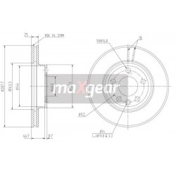 FÉKTÁRCSA VW ELSŐ SHARAN 986478893