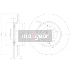 FÉKEK. VW T4 96-OS HÁTSÓ T4 96- 1155231037/PD