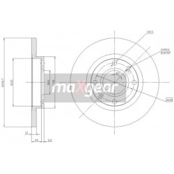 FÉKTÁRCSA. CITROEN ELÖL XSARA 206 986478887