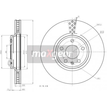 FÉKEK. VW ELÖL A4 A5 07- Q5