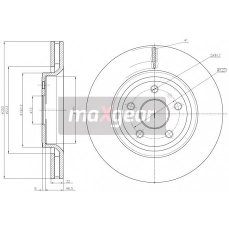 FÉKEK. JEEP ELÖL GRAND CHEROKEE 3.6-5.7 V8 4X4 10- 92272205