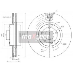 FÉKTÁRCSA. MERCEDES VITO W447 FRONT 14- 98200-2794PRO