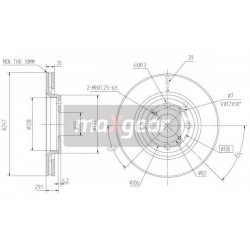 FÉKEK. TOYOTA ELSŐ AYGO 05- C1 107 986479239