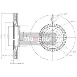 FÉKTÁRCSA. VW ELÖL A6 09- 356X34 92238203