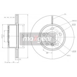FÉKTÁRCSA. BMW ELSŐ 1 3 4 1.6-2.0 10- 92238505