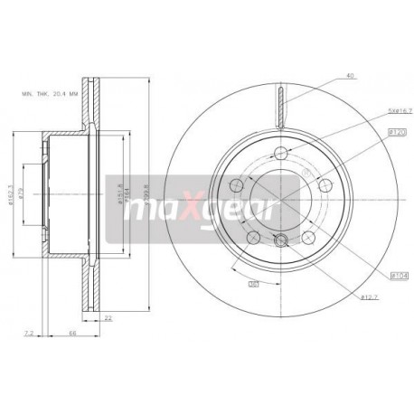 FÉKTÁRCSA. BMW ELSŐ 1 3 4 1.6-2.0 10- 92238505
