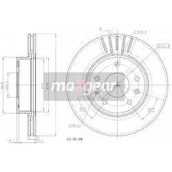 FÉKTÁRCSA LAND ROVER FREELANDER 00- 9860910