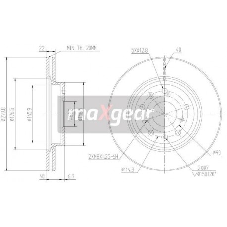 FÉKTÁRCSA. SUZUKI FRONT SX4 06- SEDICI HUNGARY 986479403