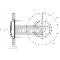 FÉKTÁRCSA. VW ELÖL A4 A5 07- Q5 A6 09- 320X30 KORRÓZIÓGÁTLÓ BEVONATTAL