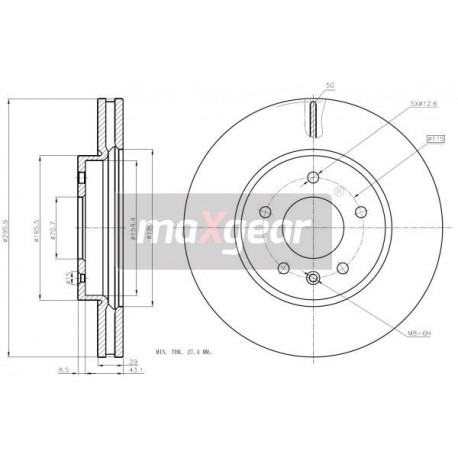 FÉKEK. OPEL ANTARA CAPTIVA ELÖL 09A63010