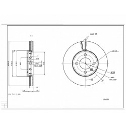 ELSŐ FÉKTÁRCSA CTYGO 1.0 11- 1S0615301