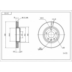 ELSŐ FÉKTÁRCSA VIVARO 01- /MAL/KPL 40206-00QAE