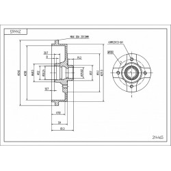 FÉKDOB /T/GOLF,VENTO 115330192
