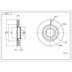 DOBLO 09- ELSŐ FÉKTÁRCSA 09A44440