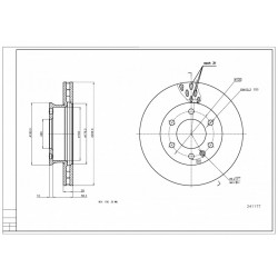 ELSŐ FÉKTÁRCSA SPRINTER 06- /MAL/KPL 1,79769313486232E+308