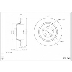 HÁTSÓ FÉKTÁRCSA C-MAX 1.6TDCI 10- 1683383