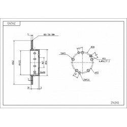 ELSŐ FÉKTÁRCSA DB 201 262/11/9 2014210812