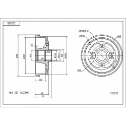 FÉKDOB /T/ CLIO 98- 7700419824