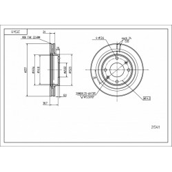 ELSŐ FÉKTÁRCSA MÁTRIX 01- 5171217000