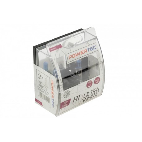 HALOGÉN IZZÓ H1 ULTRA FEHÉR/ AKÁR 100%-KAL TÖBB FÉNY - IDEÁLIS FEHÉR/NEM HOMOLOGIZÁLT EZ-H1UW-DUO