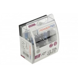 HALOGÉN IZZÓ H7 ULTRA FEHÉR/ AKÁR 100%-KAL TÖBB FÉNY - IDEÁLIS FEHÉR/NEM HOMOLOGIZÁLT EZ-H7UW-DUO