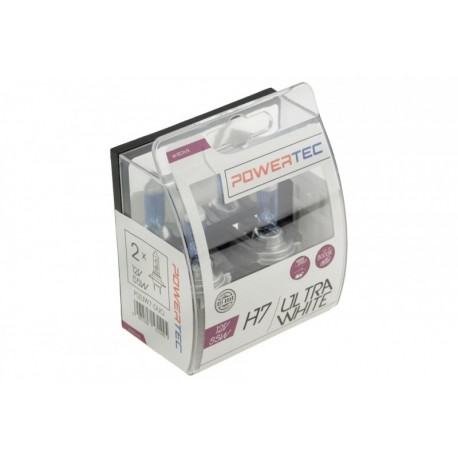 HALOGÉN IZZÓ H7 ULTRA FEHÉR/ AKÁR 100%-KAL TÖBB FÉNY - IDEÁLIS FEHÉR/NEM HOMOLOGIZÁLT EZ-H7UW-DUO