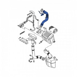Turbina tömlő VW Caddy III, Golf V, Jetta III 1K0129684AE