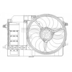 MINI COOPER HŰTŐVENTILÁTOR 01-