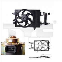 HŰTŐVENTILÁTOR PUNTO II 1.2 8V 99-