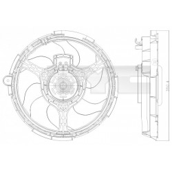 HŰTŐVENTILÁTOR STILO 1.2-1.6 02- /AC+/ 46723519