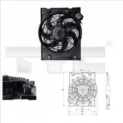 HŰTŐVENTILÁTOR ASTRA G 1.2-2.2 98-/315 24431827 / 1341345
