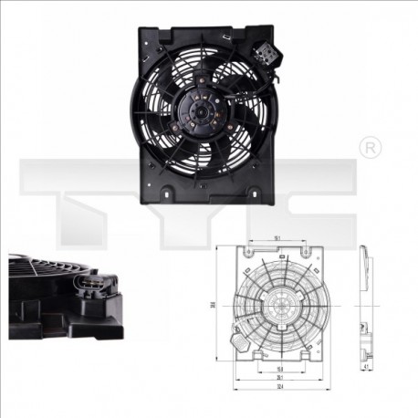 HŰTŐVENTILÁTOR ASTRA G 1.2-2.2 98-/315 24431827 / 1341345