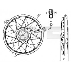 HŰTŐVENTILÁTOR 206 98- 1.1-2.0/ 390MM