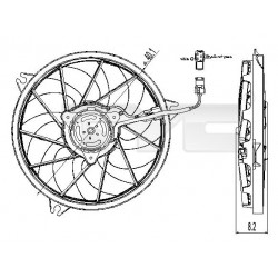 HŰTŐVENTILÁTOR 206 98- 1.1-2.0/ 390MM
