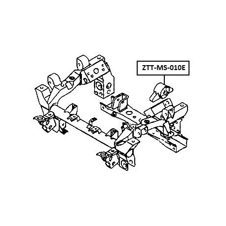 HÁTSÓ DIFFERENCIÁLMŰ TARTÓ MITSUBISHI PAJERO 00- MR374569