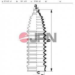 KORMÁNYRÚD BURKOLAT NISSAN X-TRAIL T30 2.5 482034M526
