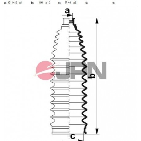 KORMÁNYRÚD BURKOLAT NISSAN X-TRAIL T30 2.5 482034M526