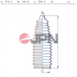 KORMÁNYRÚD BURKOLAT TOYOTA COROLLA E12 E12 E12 4553509040