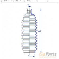 KORMÁNYRÚD BURKOLAT 60K5006JPN