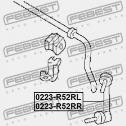HÁTSÓ STABILIZÁTORKILINCS NISSAN PATHFINDER R52 12-, ININITI JX 12-, QX60 12- /HÁTUL, BALRA/ 56261-3JA0B