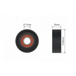 MULTIFRICTION SZÍJFESZÍTŐ SZÍJTÁRCSA CITROEN BERLINGO, C3 II, C3 PICASSO, C4 CACTUS, C4 GRAND PICASSO I, C4 GRAND PICASSO II, C4