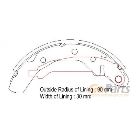 MATIZ 0.8I 98 - SPARK 05 - TICO HÁTSÓ FÉKPOFÁK 96268686