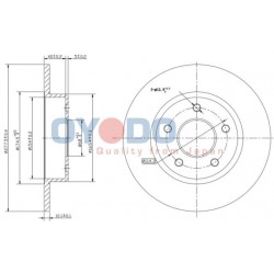 FÉKTÁRCSA ALMERA TINO V10M 00- PRIMERA P12E 01- KOMBI WP12E 01- (278MM NEM SZELLŐZTETETT) 432064U101