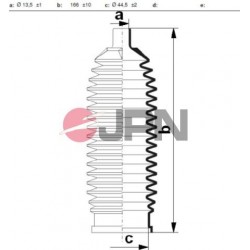 KORMÁNYRÚD BURKOLAT NISSAN MICRA 1.0I 16V 1.2I 16V 1.4I 16V 1.5DCI 03- 60K1028JPN