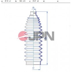 KORMÁNYRÚD BURKOLAT NISSAN X-TRAIL T30 2.2DCI 03- 482038H325