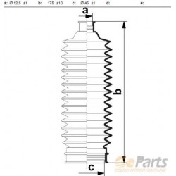 KORMÁNYRÚD BURKOLAT HONDA ACCORD 2 0I 2.4I 03- 53543SEAG02