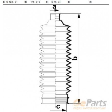KORMÁNYRÚD BURKOLAT HONDA ACCORD 2 0I 2.4I 03- 53543SEAG02