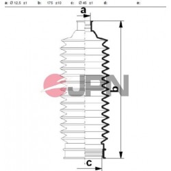 KORMÁNYRÚD BURKOLAT HONDA ACCORD 2 0I 2.4I 03- 53543SEAG02