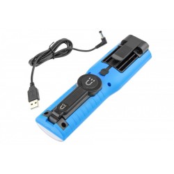 MŰHELYLÁMPA 27+1SMD MŰHELYLÁMPA 27+1SMD/27X10W SMD2835 OSRAM,1100LM,1X2W SMD2525,200LM,AKKUMULÁTOR: 3.7V 5000MAH LI-ION-VÍZÁLLÓ